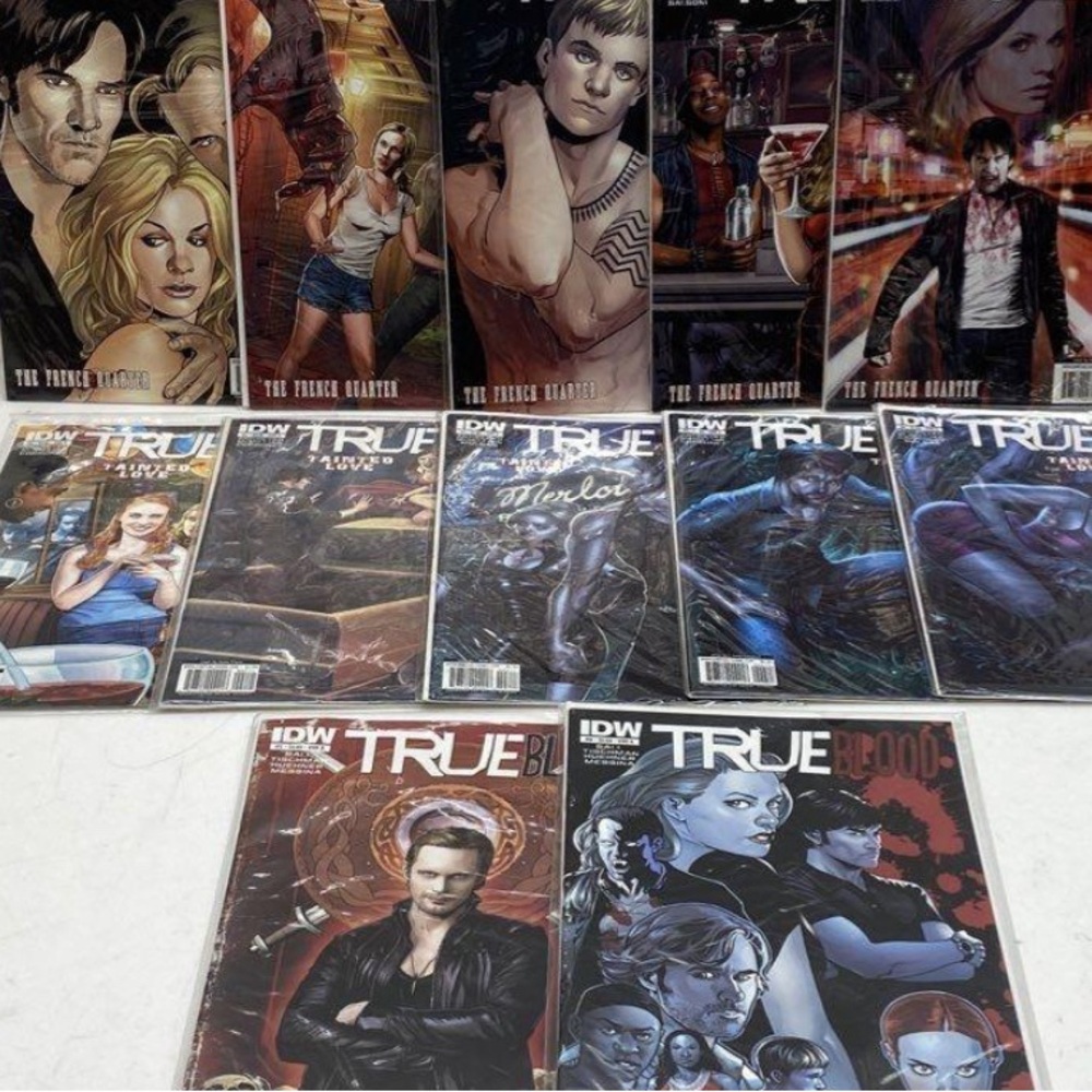 Lot of 12 True Blood Comic Books - French Quartering - Tainted Love
